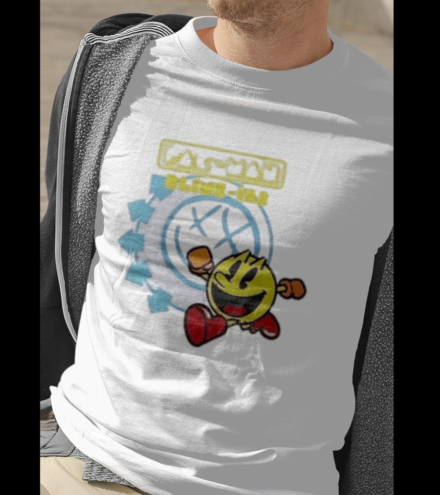 Pac Man Blink 182 Band Crossover Collaborative T-Shirt