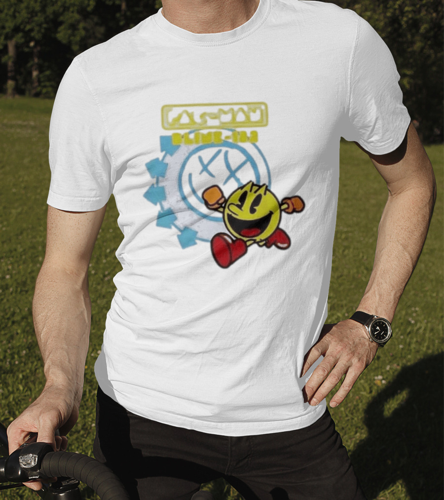 Pac Man Blink 182 Band Crossover Collaborative T-Shirt