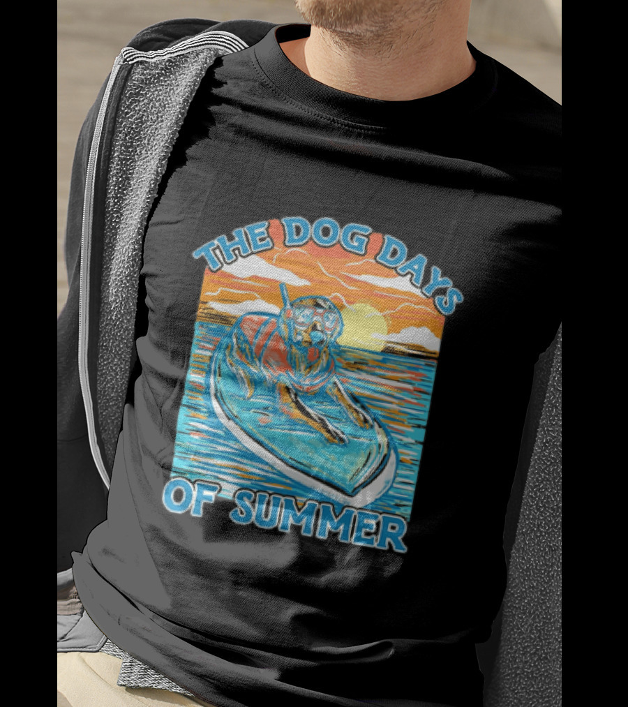 The Dog Days Of Summer Golden Retriever Snorkeling Adventure T-Shirt