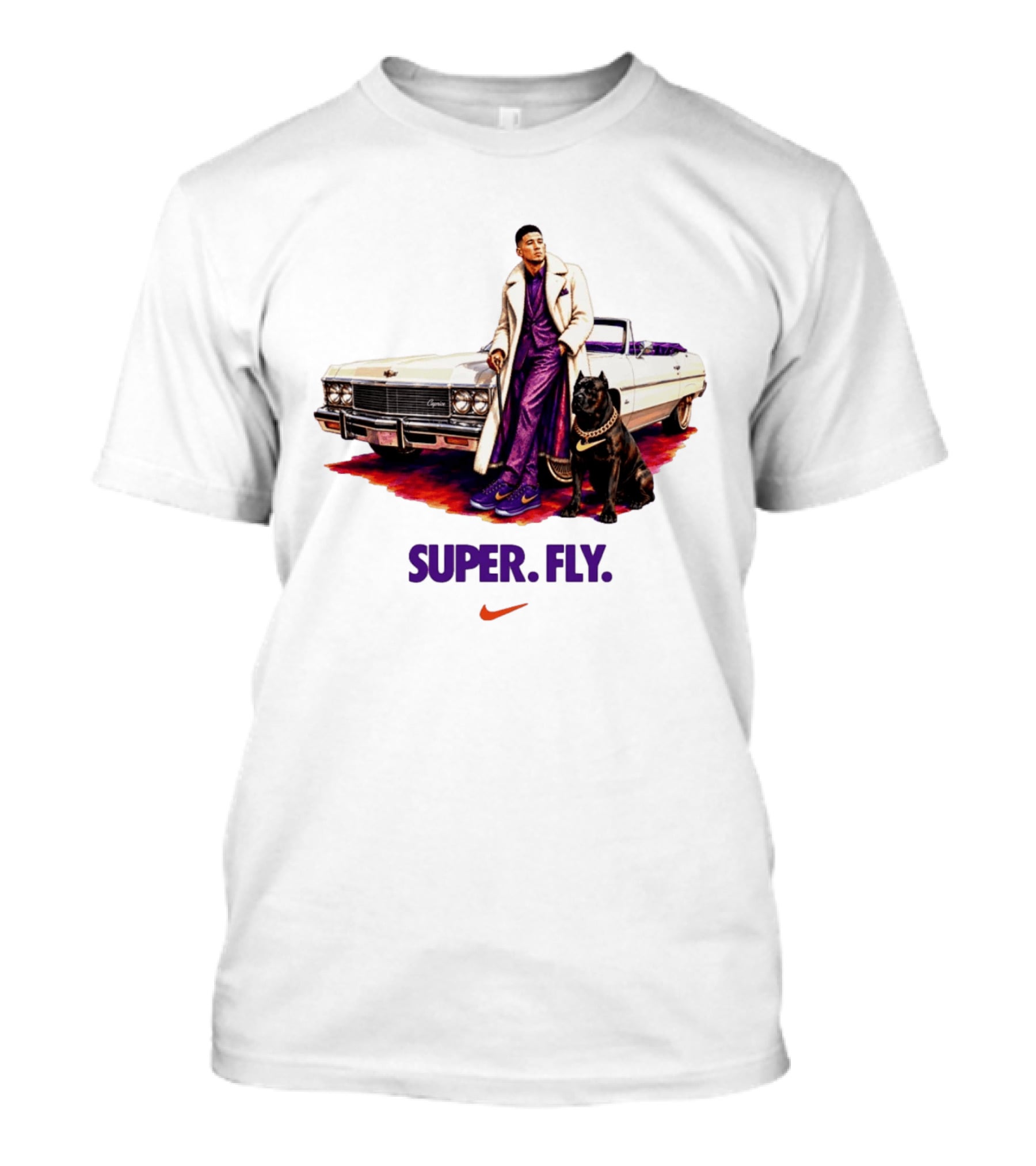 Devin Booker Super Fly Chevrolet Caprice Nike T-Shirt