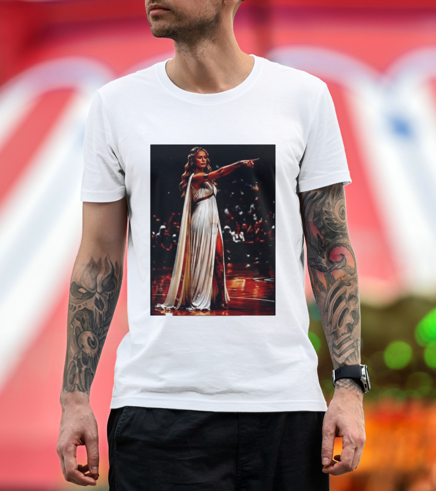 Sophia Cunningham WNBA Goddess Pointing Her Finger Basketball Victory Empowerment T-Shirt