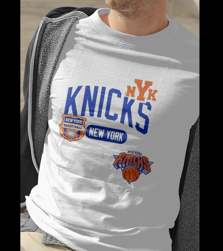 Stephon Marbury Pro Standard New York Knicks NBA Letterman NYK T-Shirt