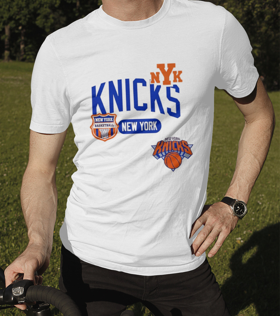 Stephon Marbury Pro Standard New York Knicks NBA Letterman NYK T-Shirt