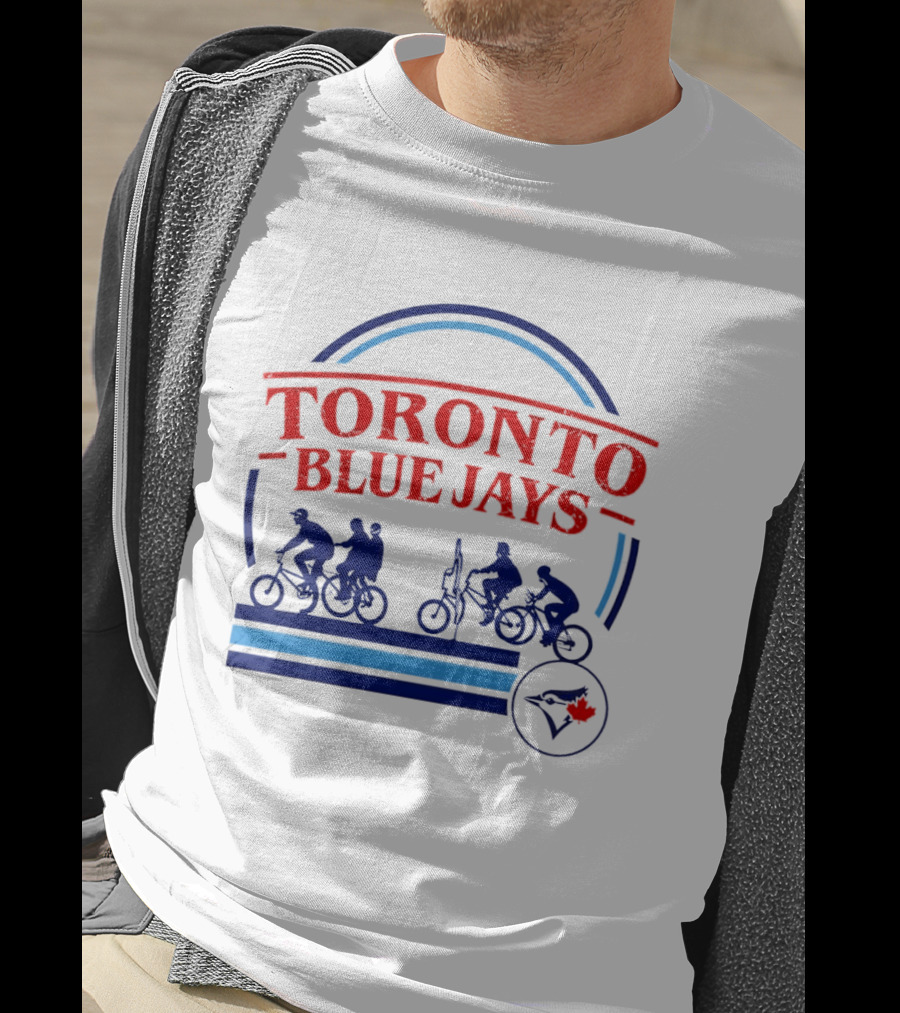 Toronto Blue Jays Stranger Things Bike Crew MLB 2026 T-Shirt