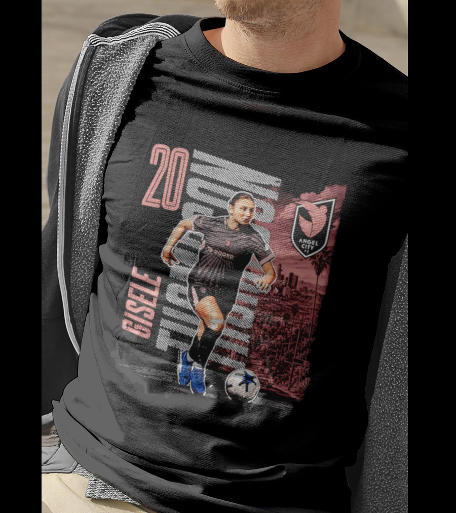 20 Gisele Thompson Angel City FC Soccer Skyline T-Shirt