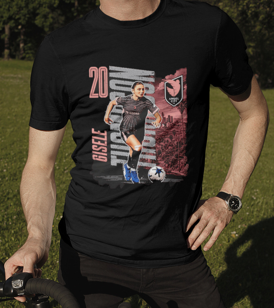 20 Gisele Thompson Angel City FC Soccer Skyline T-Shirt