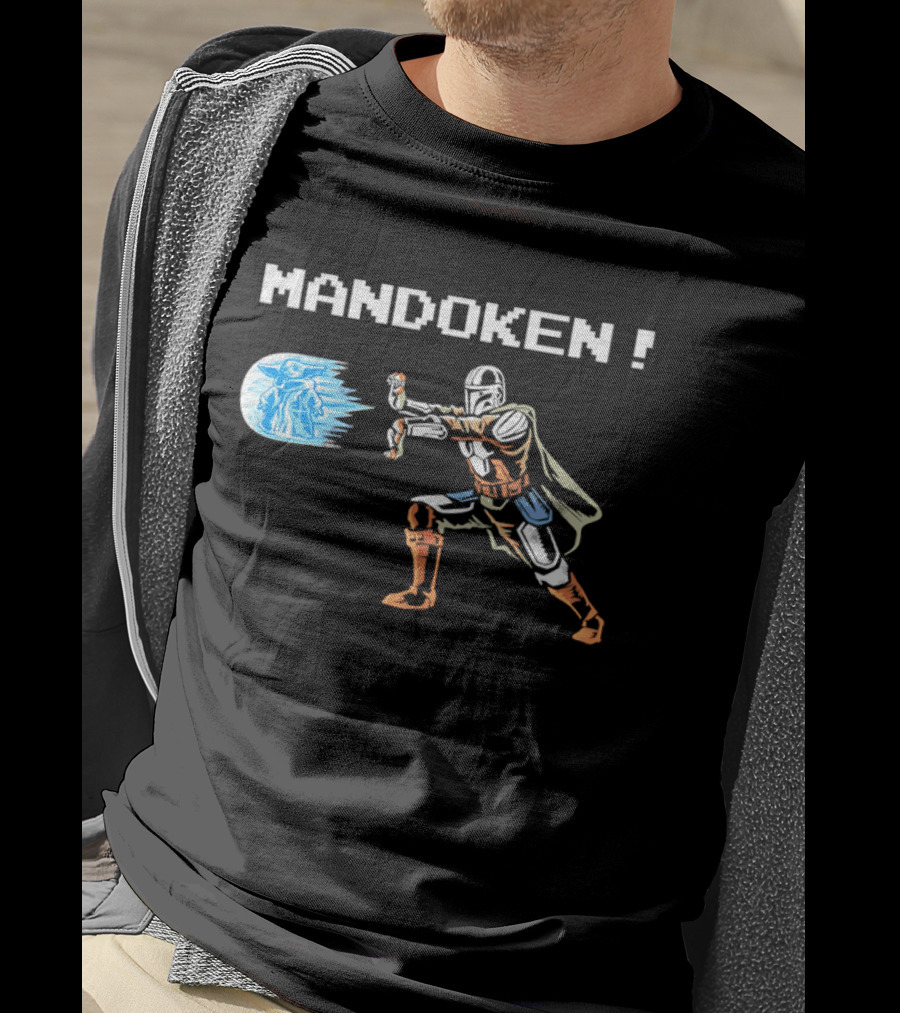Mandoken The Mandalorian Grogu Force Move Fusion T-Shirt