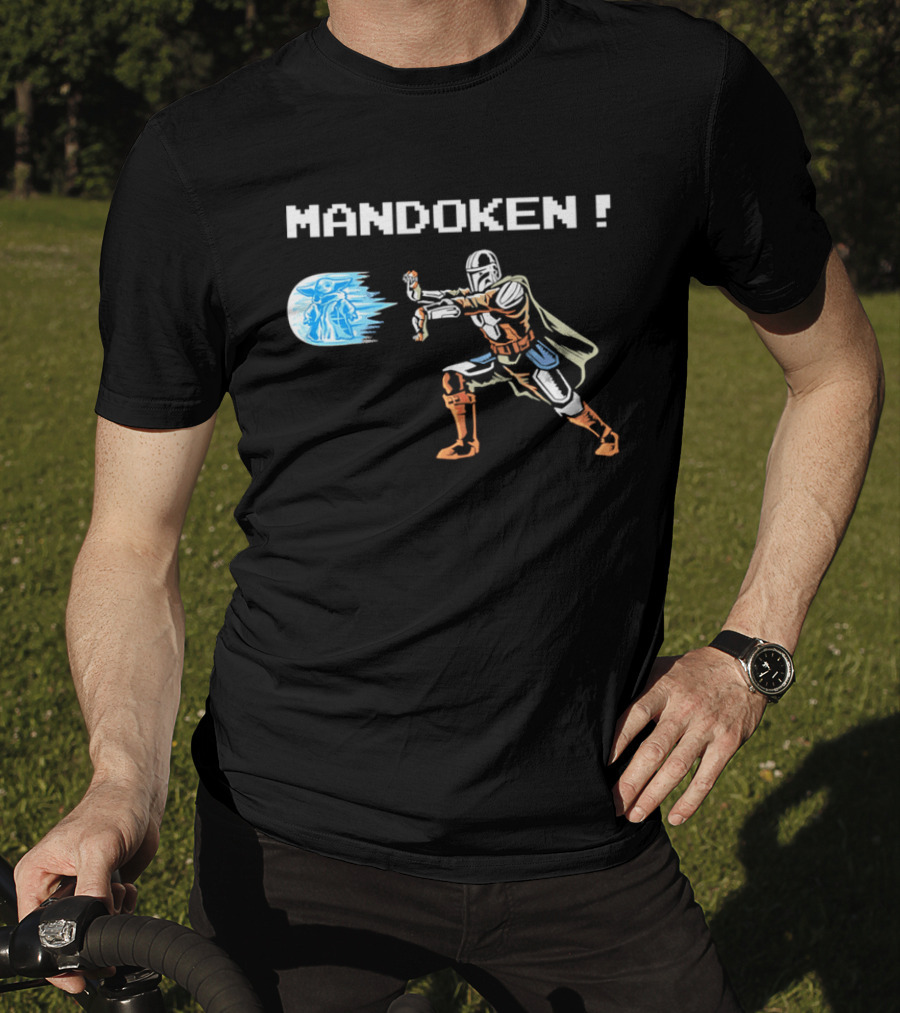 Mandoken The Mandalorian Grogu Force Move Fusion T-Shirt
