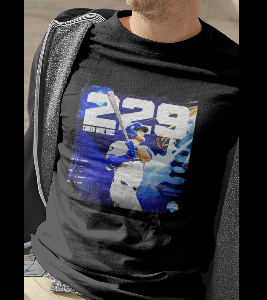 Max Muncy Los Angeles Dodgers 229 Career Home Runs Celebration MLB Champions T-Shirt