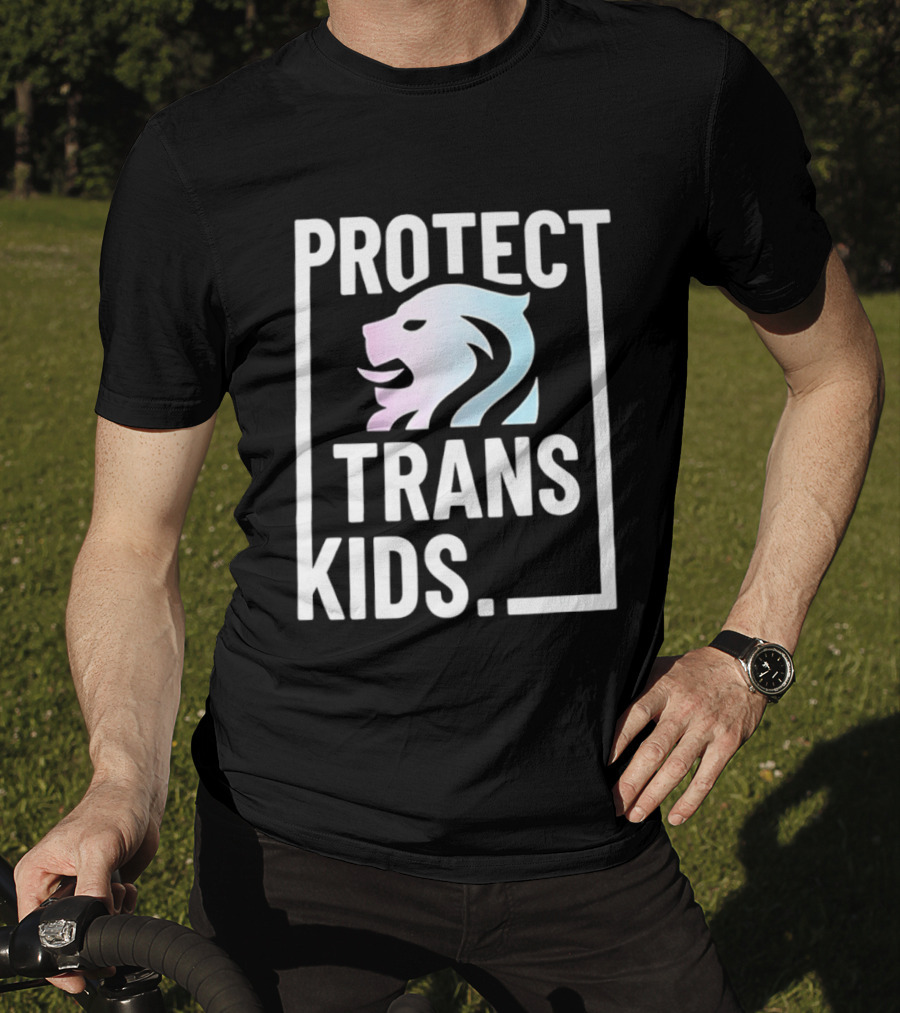 Protect Trans Kids Lion T-Shirt