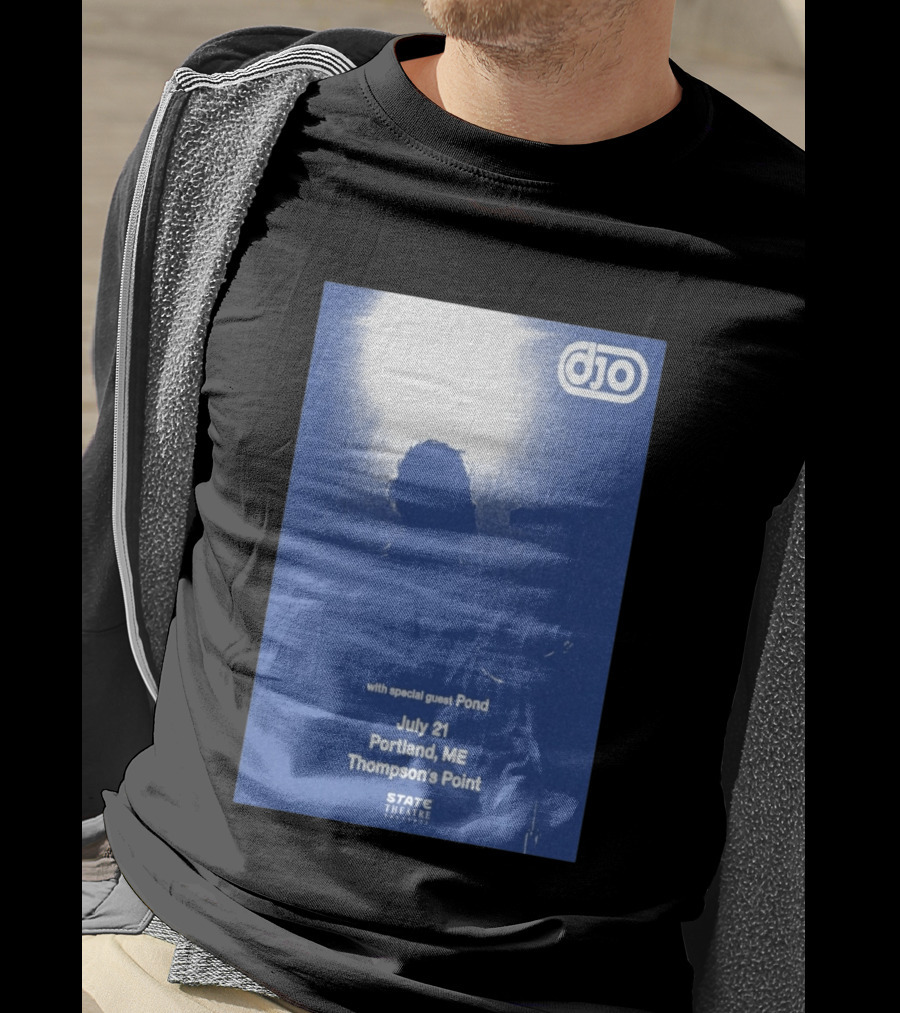 Djo July 21 Portland ME Thompson's Point State Theatre With Special Guest Pond T-Shirt