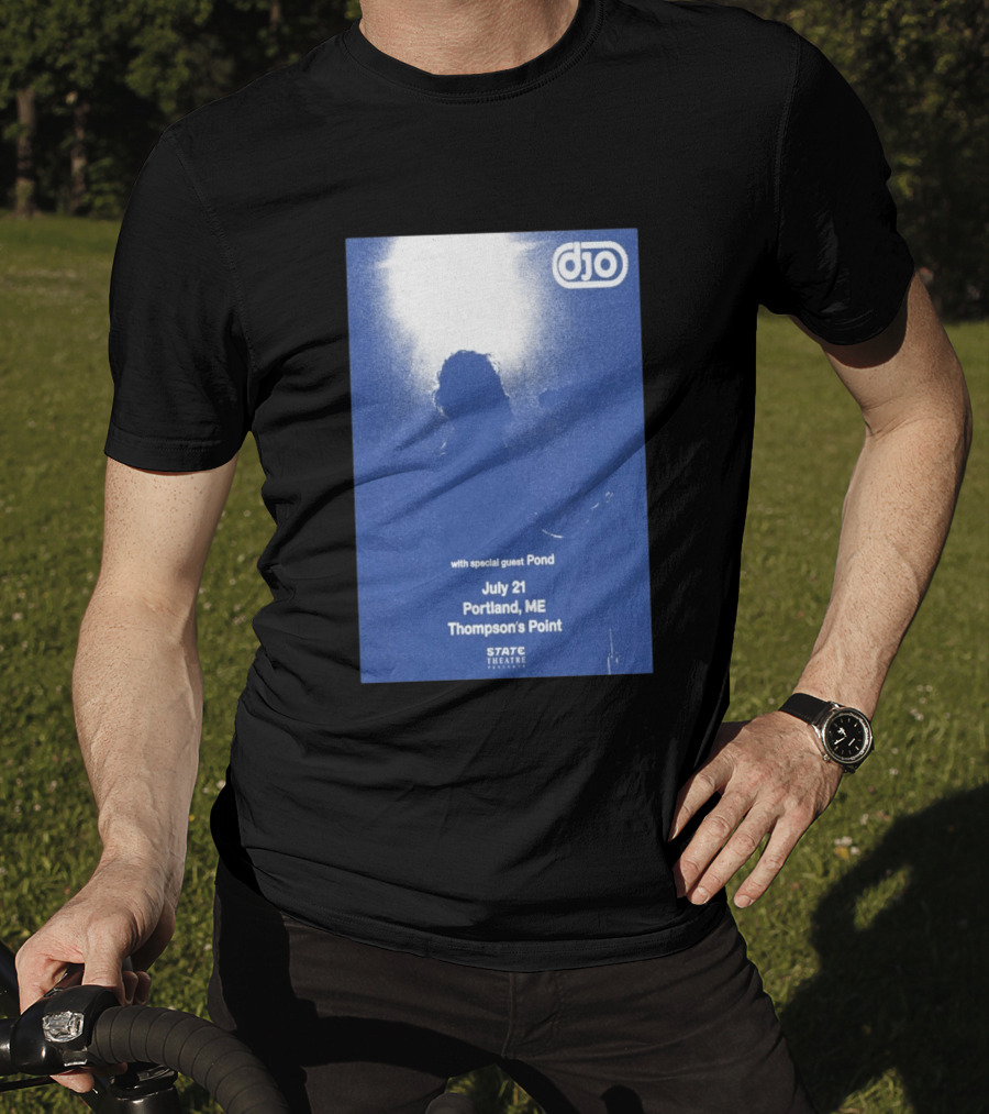 Djo July 21 Portland ME Thompson's Point State Theatre With Special Guest Pond T-Shirt