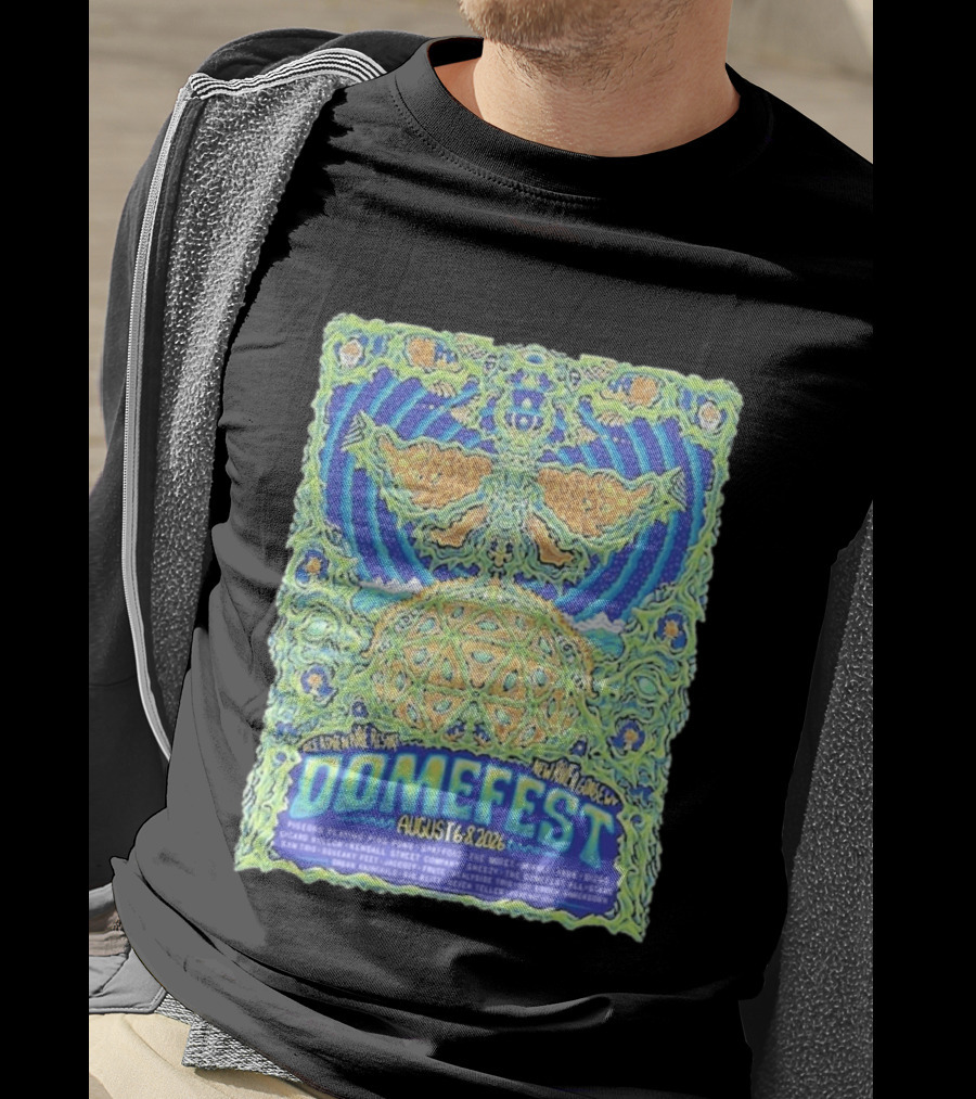 Domefest Line Up At ACE Adventure Resort In New River Gorge West Virginia On August 6 8 2026 T-Shirt