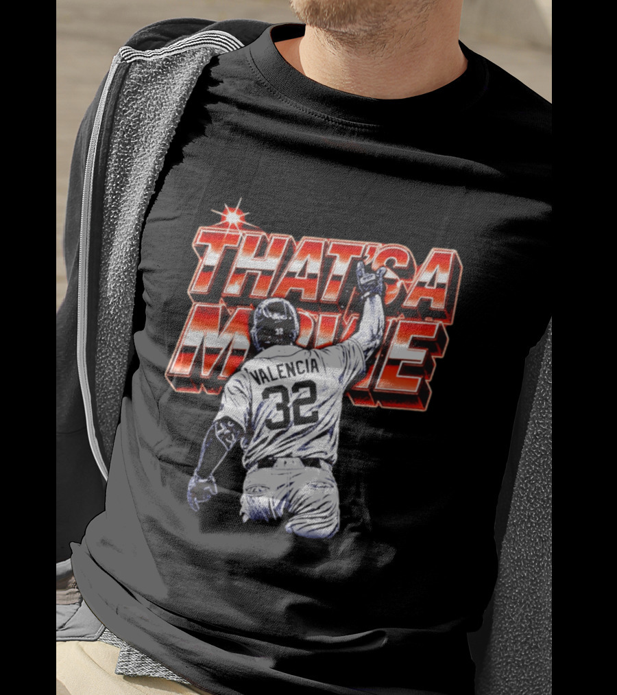 Eduardo Valencia 32 Detroit Tigers That's A Movie T-Shirt