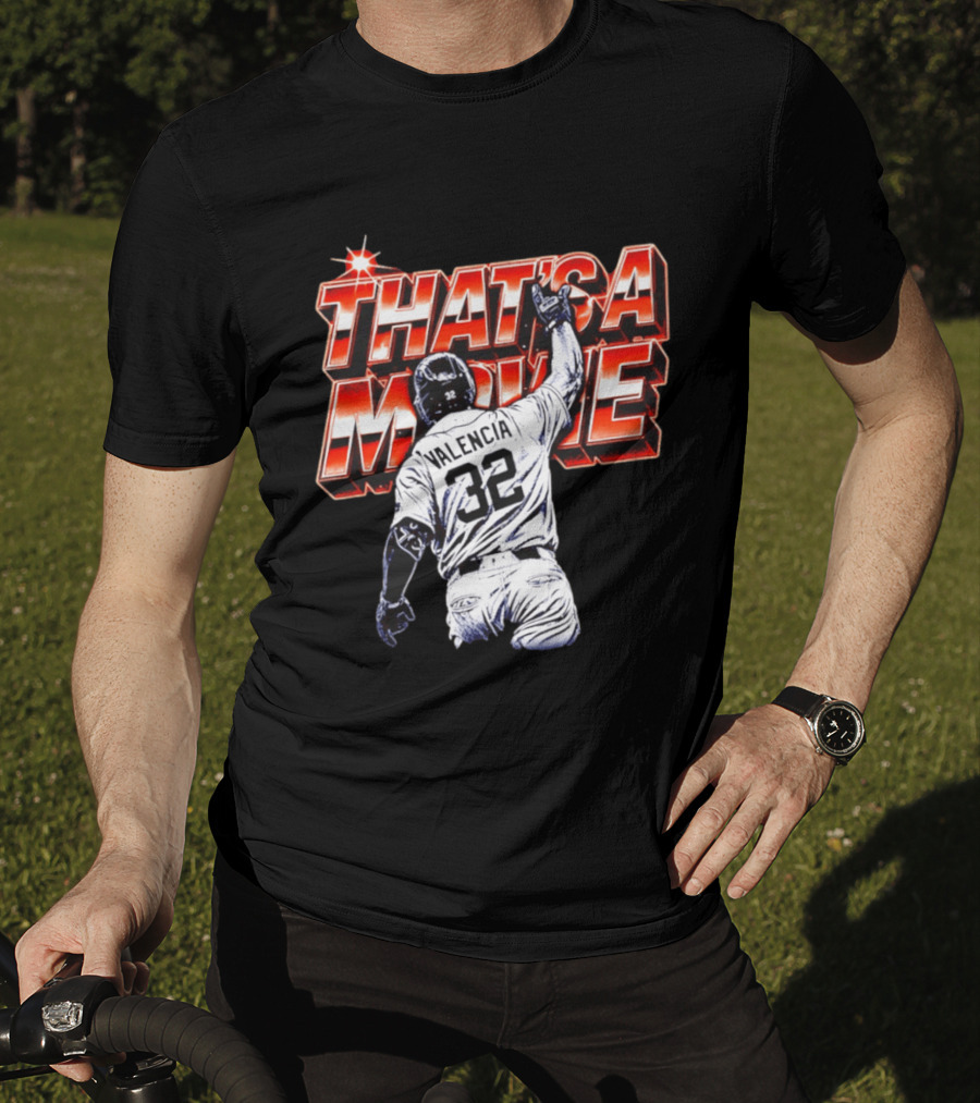 Eduardo Valencia 32 Detroit Tigers That's A Movie T-Shirt