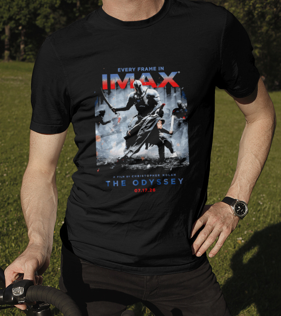 Every Frame In IMAX A Film By Christopher Nolan The Odyssey 07.17.26 T-Shirt