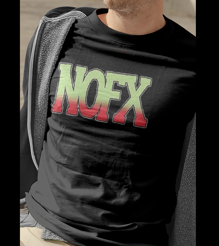 NOFX Ribbed Tour 1991 Vintage Style Nostalgic Punk Band Merch T-Shirt