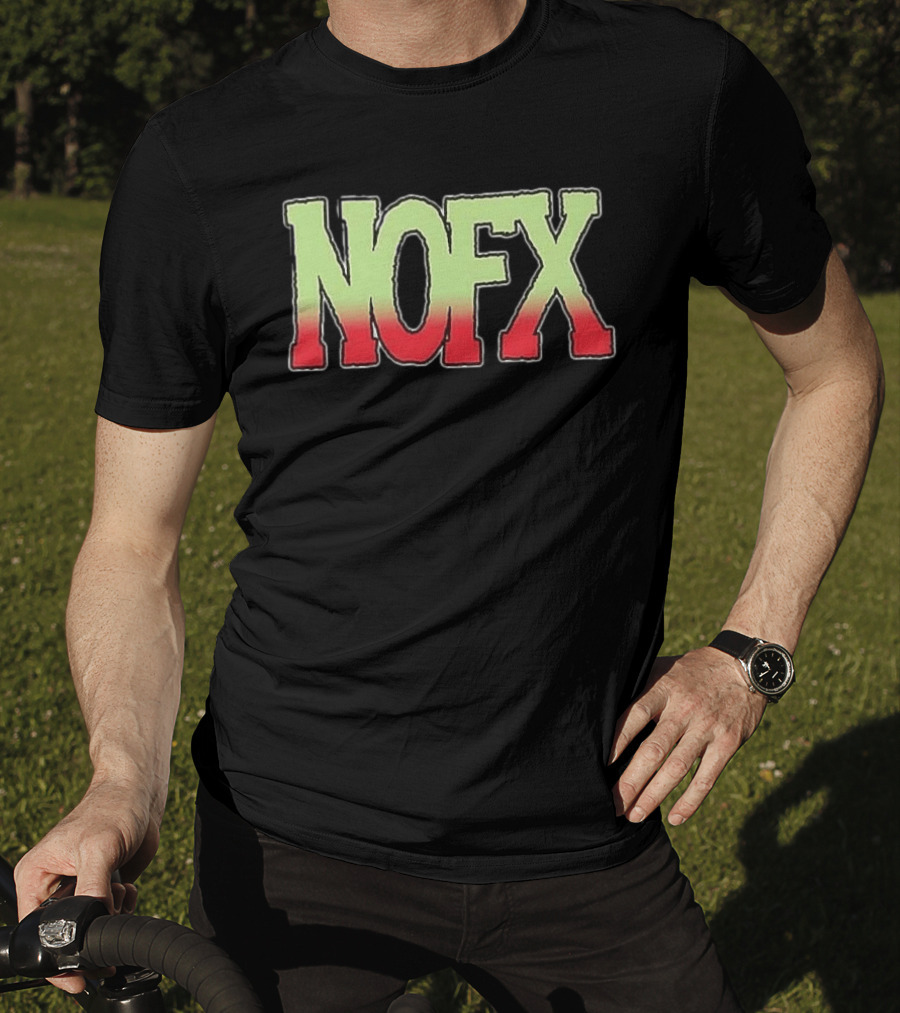 NOFX Ribbed Tour 1991 Vintage Style Nostalgic Punk Band Merch T-Shirt