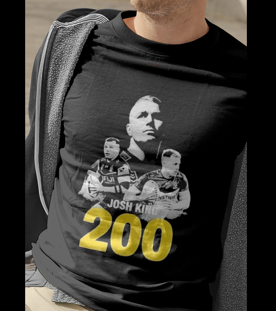 Josh King 200 Rugby Milestone T-Shirt