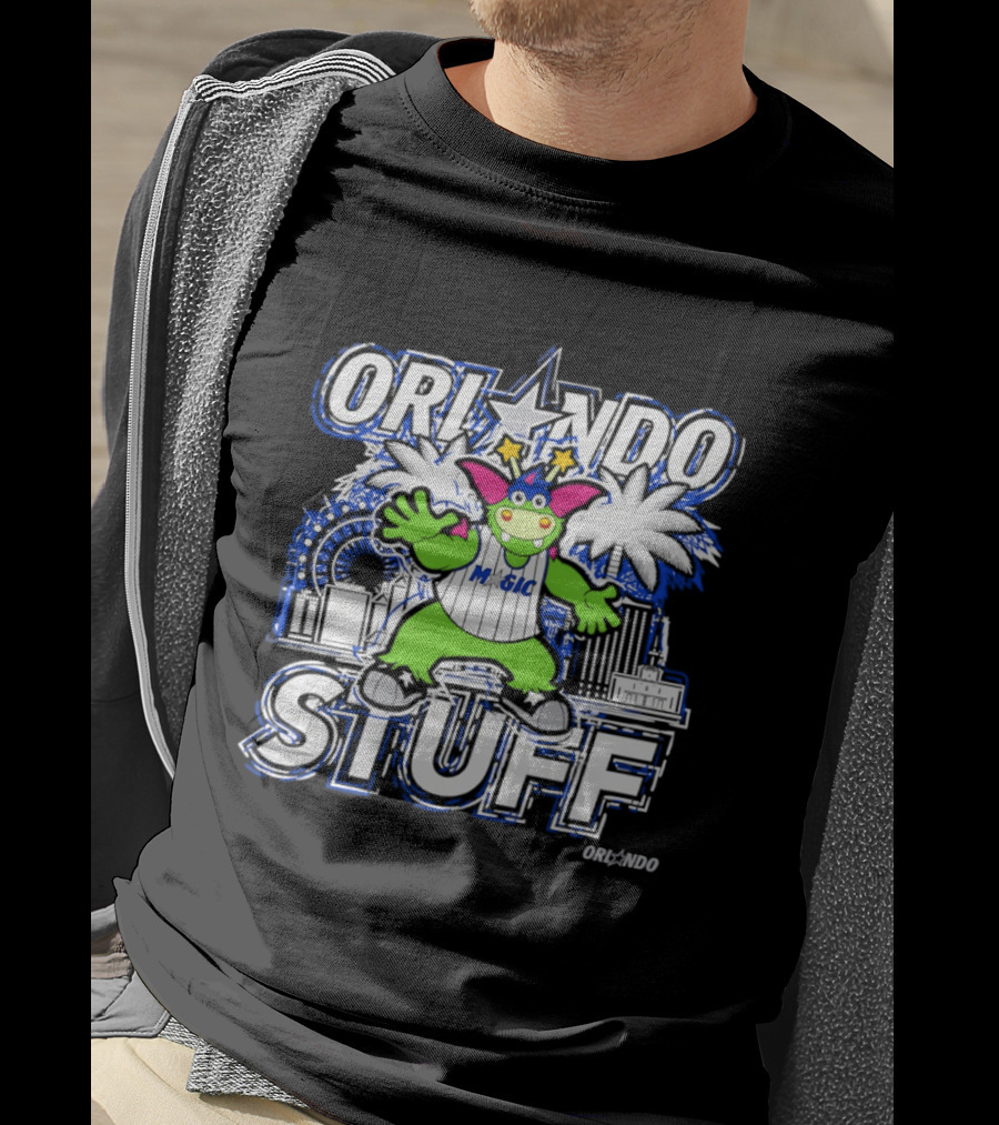 Orlando Magic Stuff Mascot NBA Basketball Fantasy Fun T-Shirt