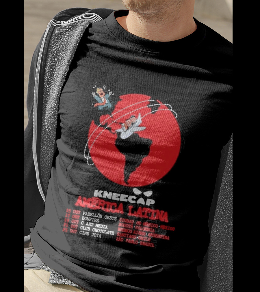 Kneecap América Latina 2026 Tour Dates Oct 15 Mexico City Bogotá Buenos Aires Santiago São Paulo T-Shirt