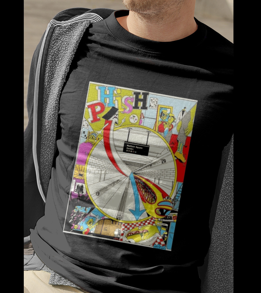 Phish Madison Square Garden NYC July 22 24 25 27 29 2026 T-Shirt