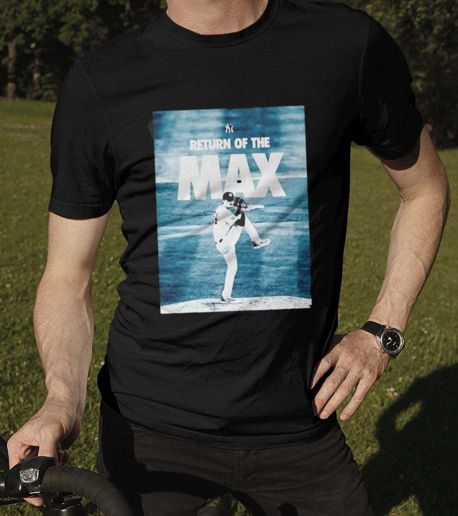 Return Of The Max Fried New York Yankees 54 MLB Pitching Action T-Shirt