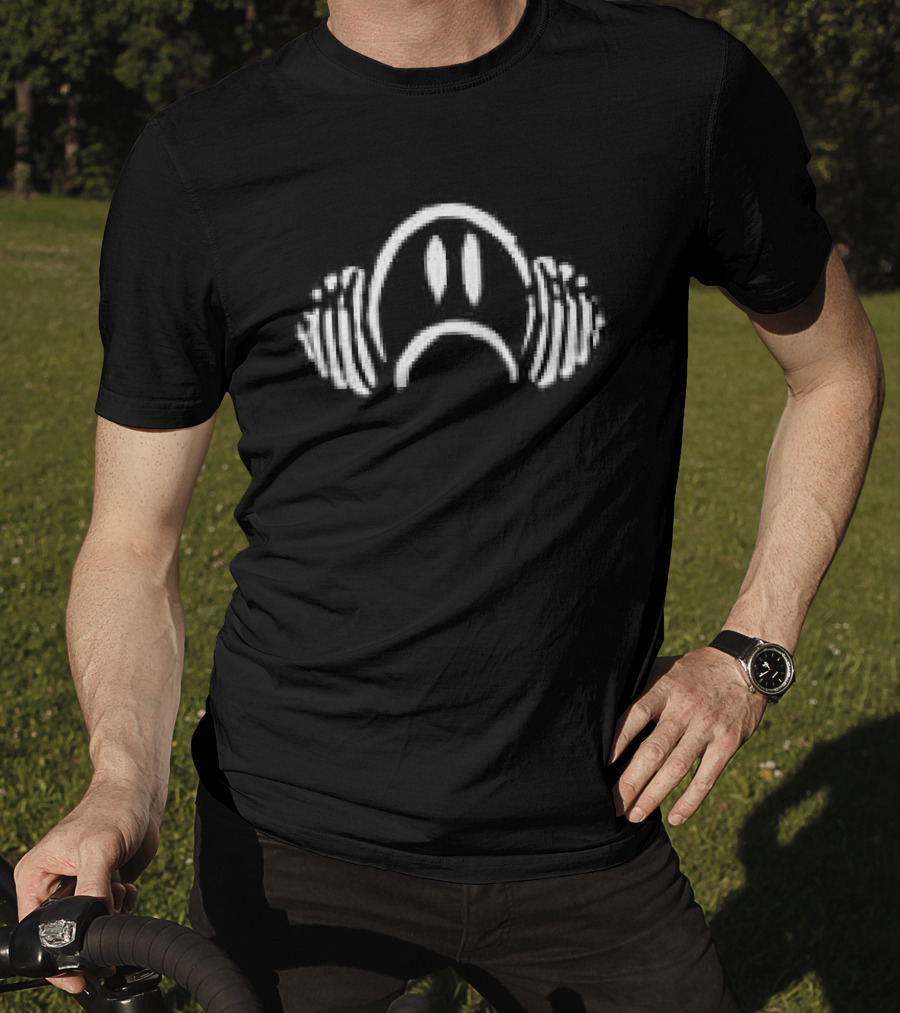 Sore Doms For Days Weightlifting Headphones And Barbell Motif Cotton T-Shirt