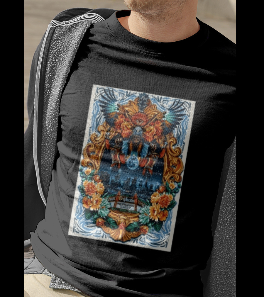 Widespread Panic Orpheum Theatre Los Angeles July 23 25 2026 Tour Vibrant Ornate T-Shirt