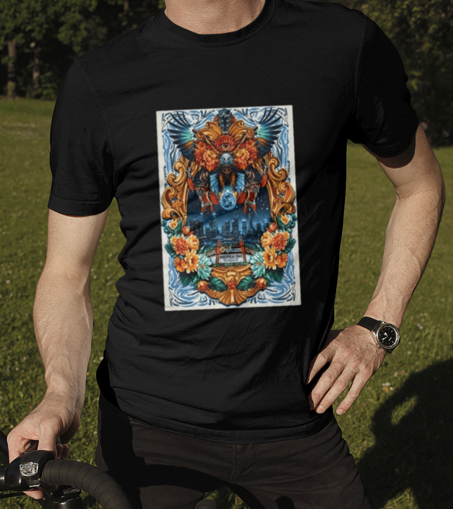 Widespread Panic Orpheum Theatre Los Angeles July 23 25 2026 Tour Vibrant Ornate T-Shirt