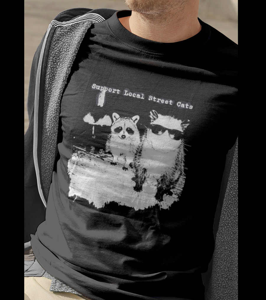 Support Local Street Cats Feline Advocacy T-Shirt
