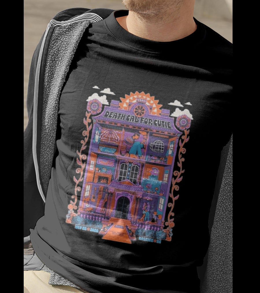 Death Cab For Cutie At Coastal Credit Union Music Park Walnut Creek Raleigh July 22 2026 T-Shirt