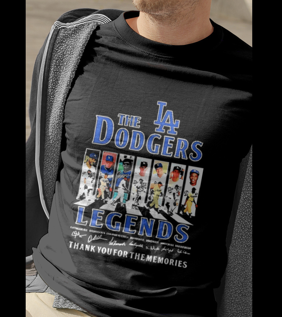 The Dodgers Legends Thank You For The Memories Icons LA T-Shirt