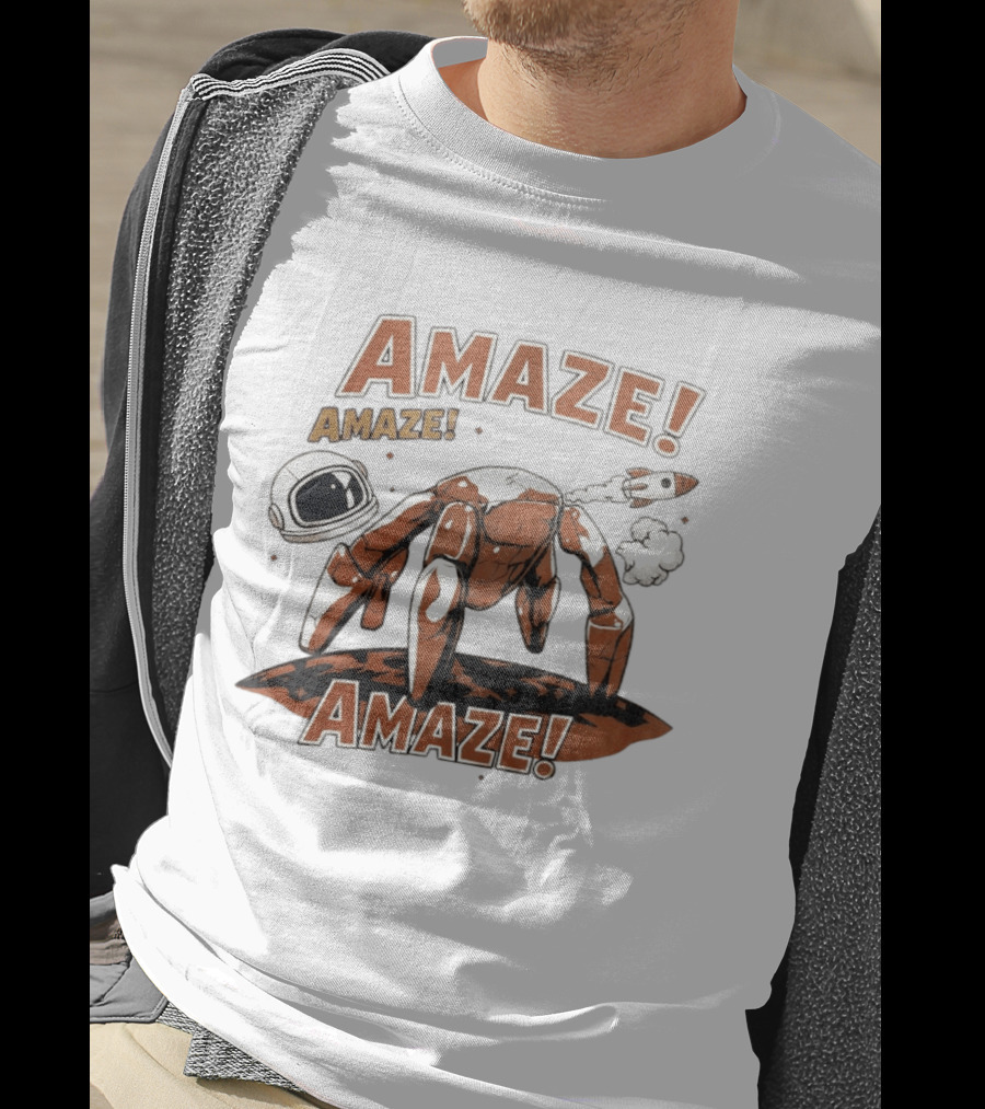 Amaze Rocket Sci Fi Alien Project Hail Mary Book Lover T-Shirt