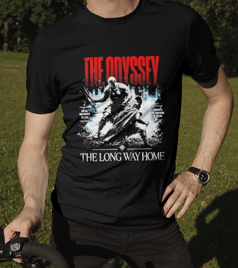 The Odyssey The Long Way Home Skiing Adventure T-Shirt