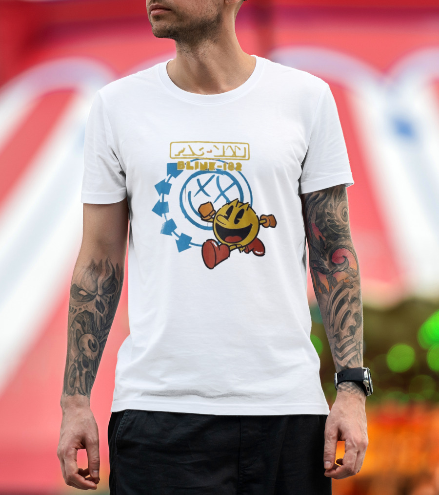 Pac Man Blink 182 San Diego Comic Con 2026 Collaboration T-Shirt