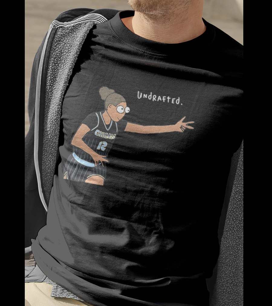 Undrafted Sydney Taylor Chicago Sky WNBA Basketball Player 12 T-Shirt