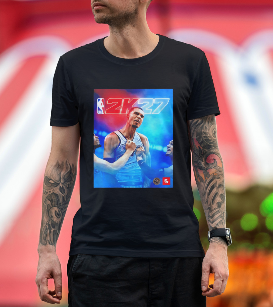 NBA 2K27 Victor Wembanyama San Antonio Spurs T-Shirt