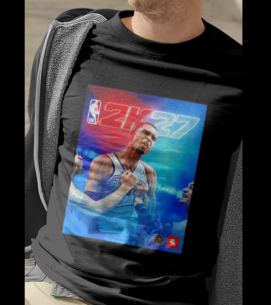 NBA 2K27 Victor Wembanyama San Antonio Spurs T-Shirt