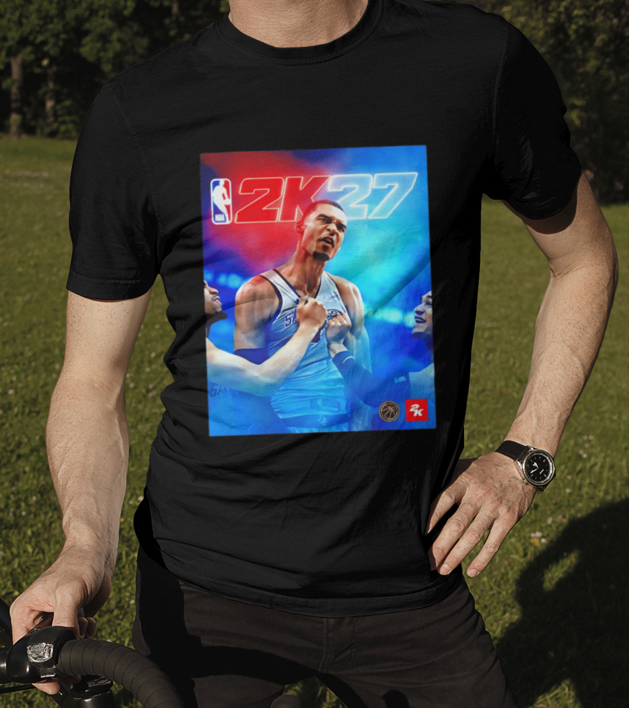 NBA 2K27 Victor Wembanyama San Antonio Spurs T-Shirt