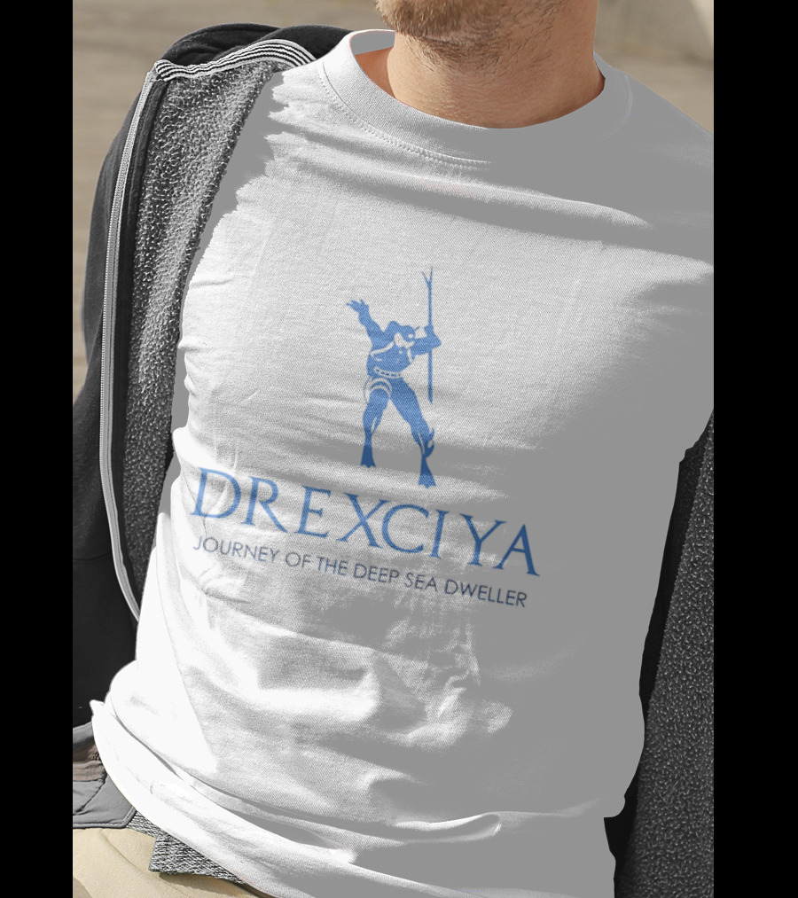 Drexciya Journey Of The Deep Sea Dweller Blue Diver T-Shirt