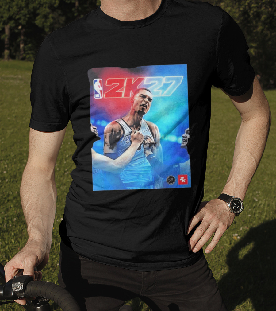 Victor Wembanyama NBA 2K27 Cover Athlete Basketball Gaming 2K Sports T-Shirt