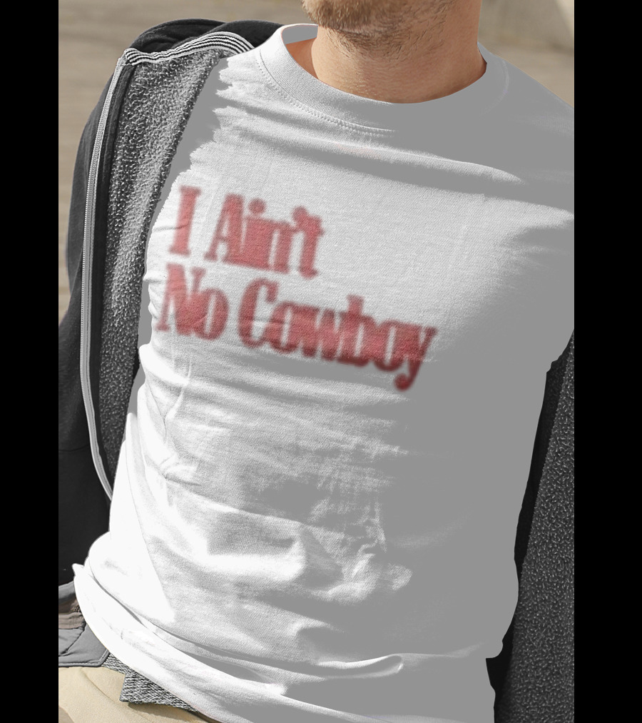 Luke Combs Nicole I Ain't No Cowboy Bold Red T-Shirt