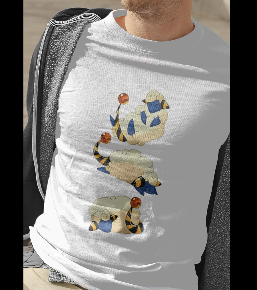 Mareep Trio In Sleepy Poses Cozy Nights T-Shirt