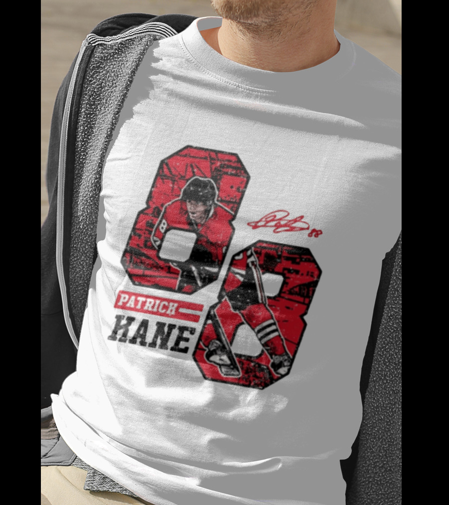 Patrick Kane Chicago Blackhawks 88 Comic Style Collaboration T-Shirt