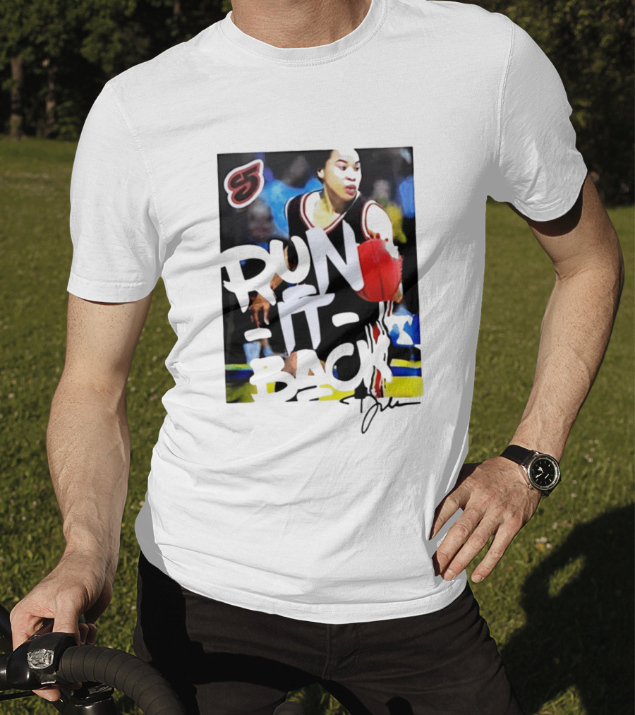 South Carolina Gamecocks Basketball Run It Back Athlete Dribbling T-Shirt