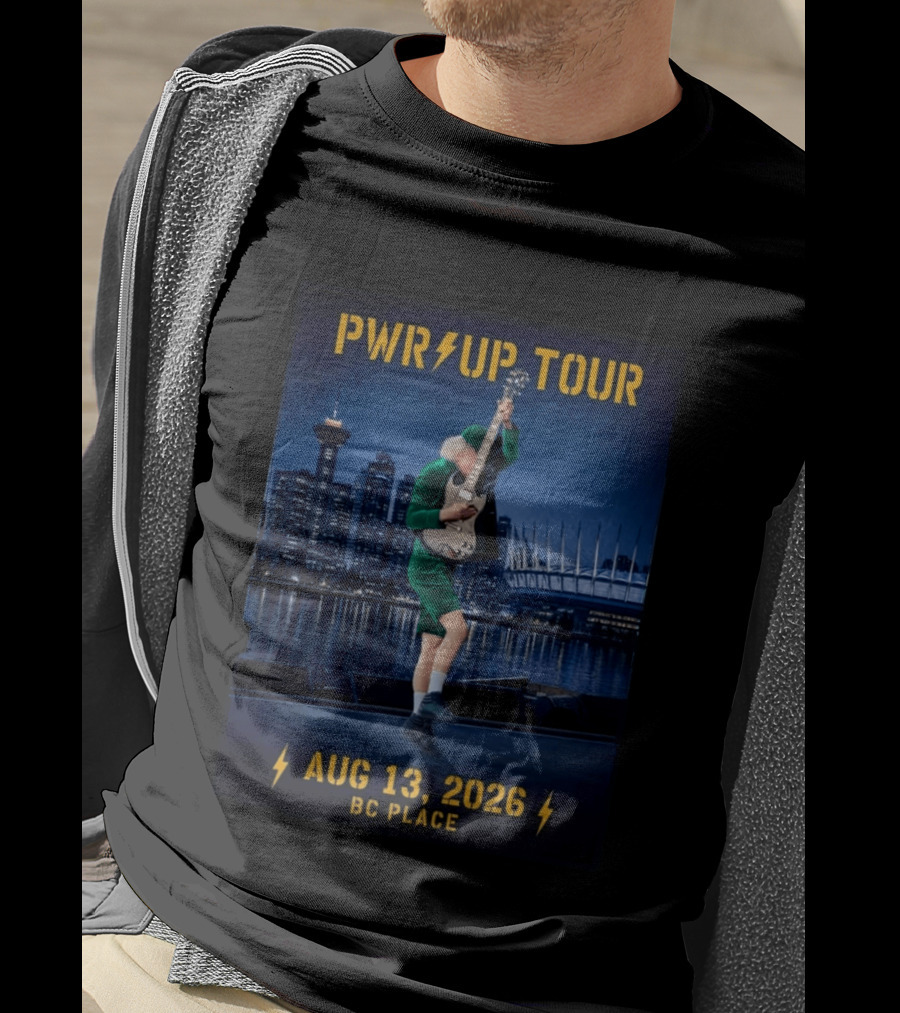 Pwr Up Tour August 13 2026 BC Place Vancouver BC T-Shirt