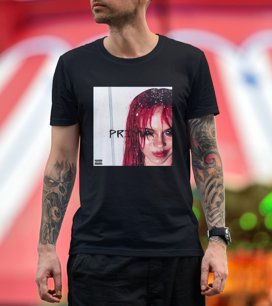 Adela Jergova Prima New Album Cover 2026 Pink Hair T-Shirt