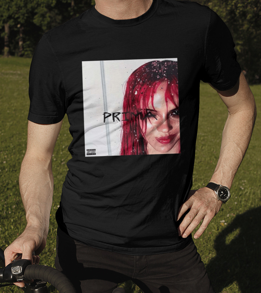 Adela Jergova Prima New Album Cover 2026 Pink Hair T-Shirt