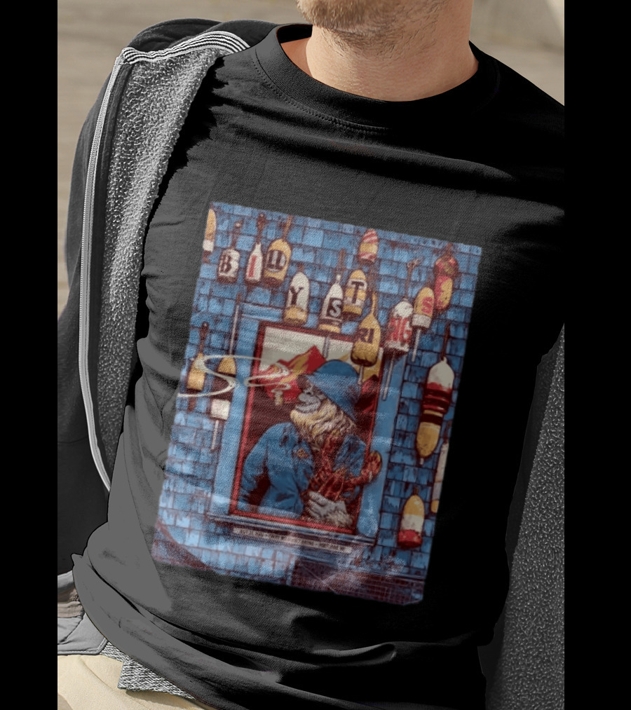 Billy Strings Portland ME 2026 Night 2 Event Cross Insurance Arena July 25 Dan Dippel Coastal Fisherman T-Shirt